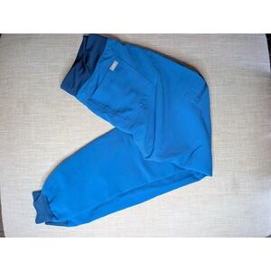 FIGS Technical Collection Bright Blue Joggers womens size small‎